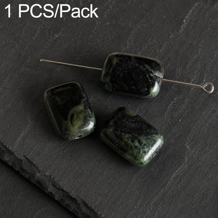 Natural Loose-bead DIY Accessories for Bracelets and Necklaces — Medium Vermilion Stone Bead