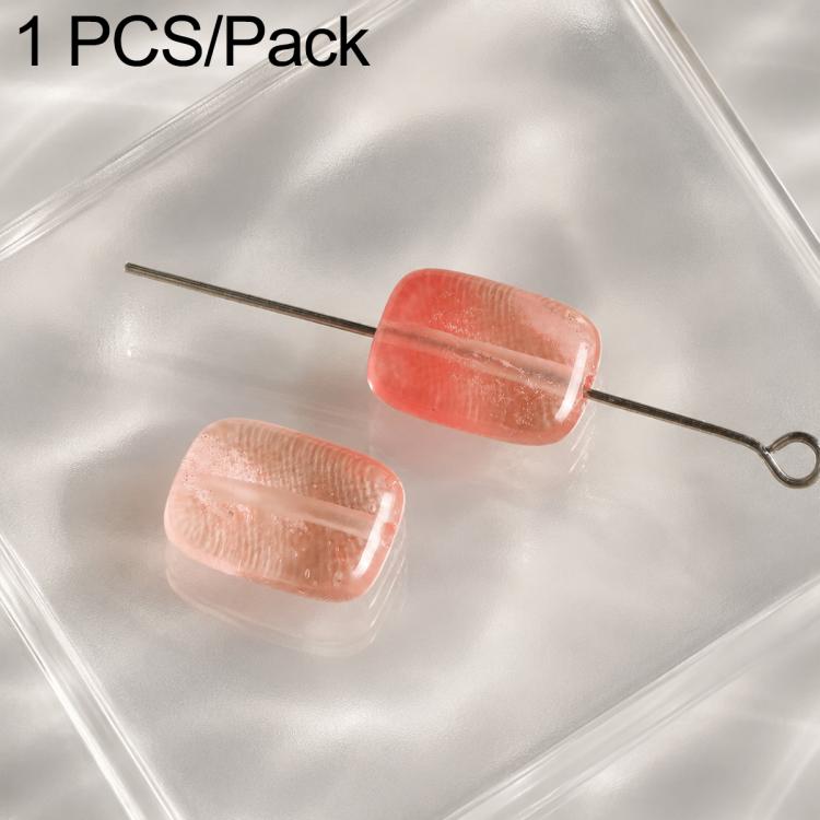 Natural Loose-bead DIY Accessories for Bracelets and Necklaces — Medium Watermelon Crystal Bead