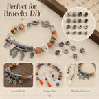 Tarnish-Resistant Vintage Silver Spacers and Beads DIY Accessories — view 3