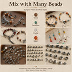 Tarnish-Resistant Vintage Silver Spacers and Beads DIY Accessories — view 5