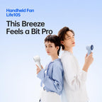 JisuLife Life10S Digital Display High-Speed ??Handheld Fan — Blue