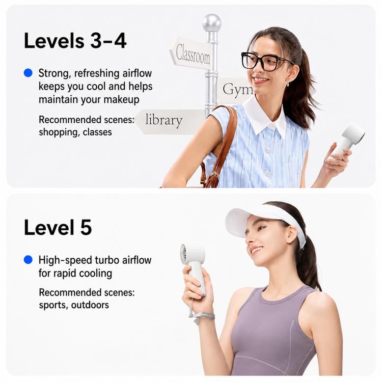 JisuLife Life10S Digital Display High-Speed ??Handheld Fan — view 6