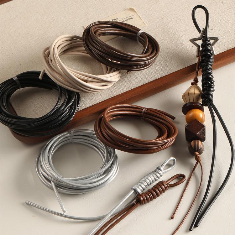 3mm Versatile PU Leather String DIY Accessory Beading Wires — view 12
