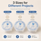 Transparent White Elastic Beading Cord DIY Craft Accessory for Bracelets — view 9