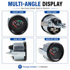 52mm High-precision Pointer-type 8-16V Voltmeter