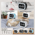 DS-5801 LED Smart Temperature Display Electronic Digital Clock with Night Light — view 7