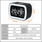 DS-5801 LED Smart Temperature Display Electronic Digital Clock with Night Light — view 9