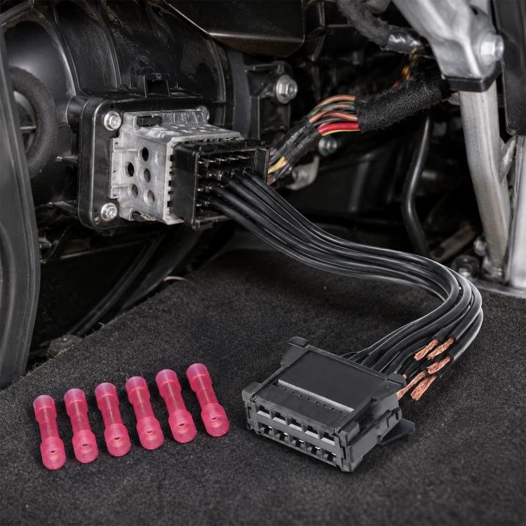For Renault Megane II Heater Blower Motor Resistor Wiring Harness Connector 8200729298, 7701207876