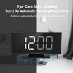 DS-3621L-2 Multifunctional LED Curved Screen Display Electronic Digital Clock — view 8