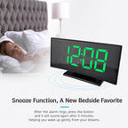 DS-3621L-2 Multifunctional LED Curved Screen Display Electronic Digital Clock — view 9