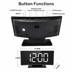 DS-3621L-2 Multifunctional LED Curved Screen Display Electronic Digital Clock — view 12