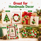 300g/Pack Mixed Sizes Christmas Round Resin Buttons DIY Craft Kit for Children, 600-700 Pieces/Pack — view 8