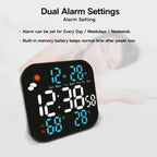 DS-3828L Multifunctional LED Digital Weather Display Electronic Clock — view 8