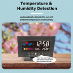 DS-8082TS LCD Multifunctional Voice-Controlled Backlit Weather Display Electronic Clock — view 6