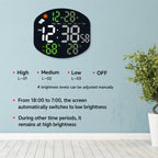 DS-3816L Multifunctional LED Digital Large Screen Weather Display Electronic Clock with Remote Control — view 7