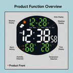 DS-3816L Multifunctional LED Digital Large Screen Weather Display Electronic Clock with Remote Control — view 10