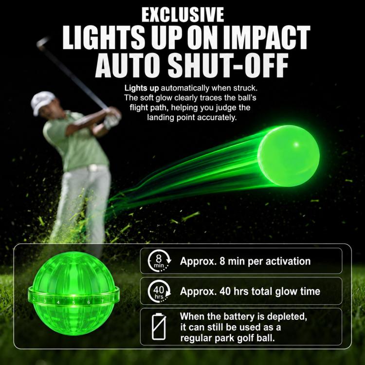 PGM Q037 Light-Up Golf Park Ball