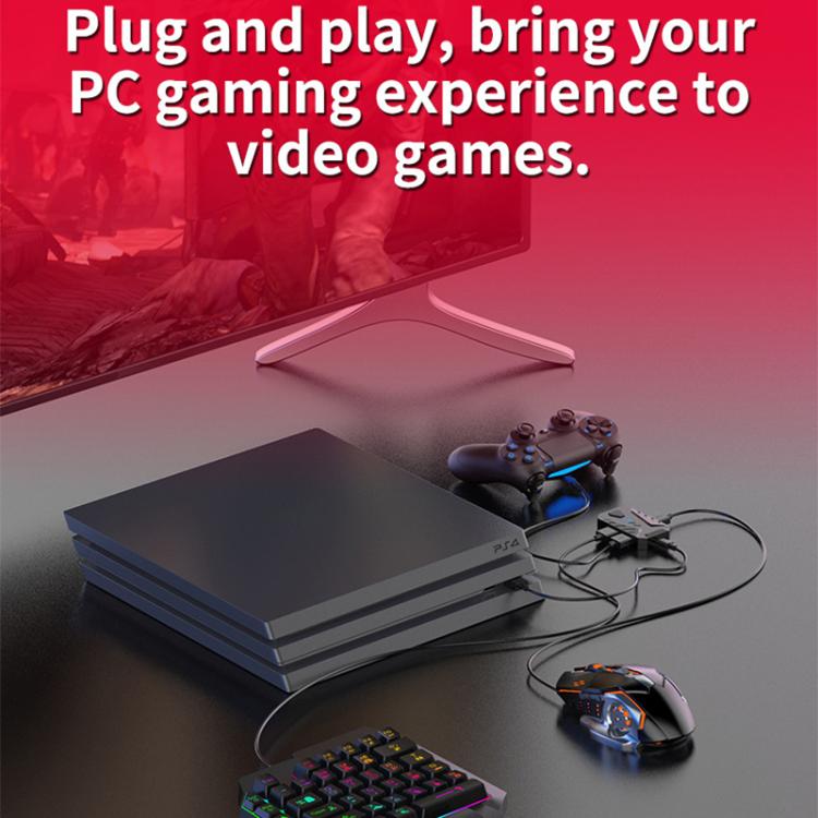 Gamwing Mix Master 7 in 1 Set Console Mobile Game Keyboard, Mouse and Converter Set