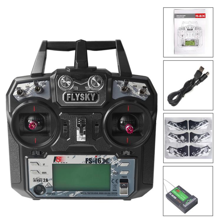 FlySky FS-I6X 10-Channel Transmitter Drone Remote Control — I6X+IA6B Right