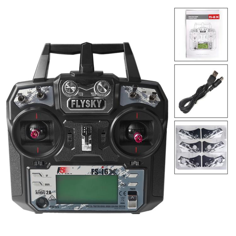 FlySky FS-I6X 10-Channel Transmitter Drone Remote Control — I6X Left Model 2 No Receiver