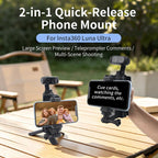 2-in-1 Quick-Release Phone Clamp Mount — view 6