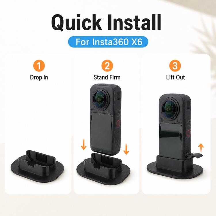 Extra-large Quick-Release Camera Desktop Non-Slip Base Mount