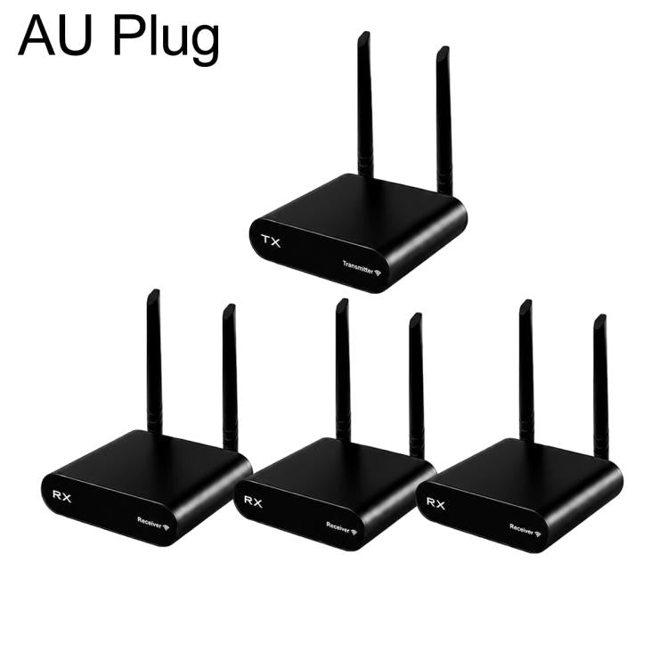 AU680 Audio Transmission Adapter Wireless Speaker Transmitter and Receiver Kit — UK Plug