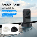 Silicone Camera Base Non-Slip Mount — Black + Adhesive