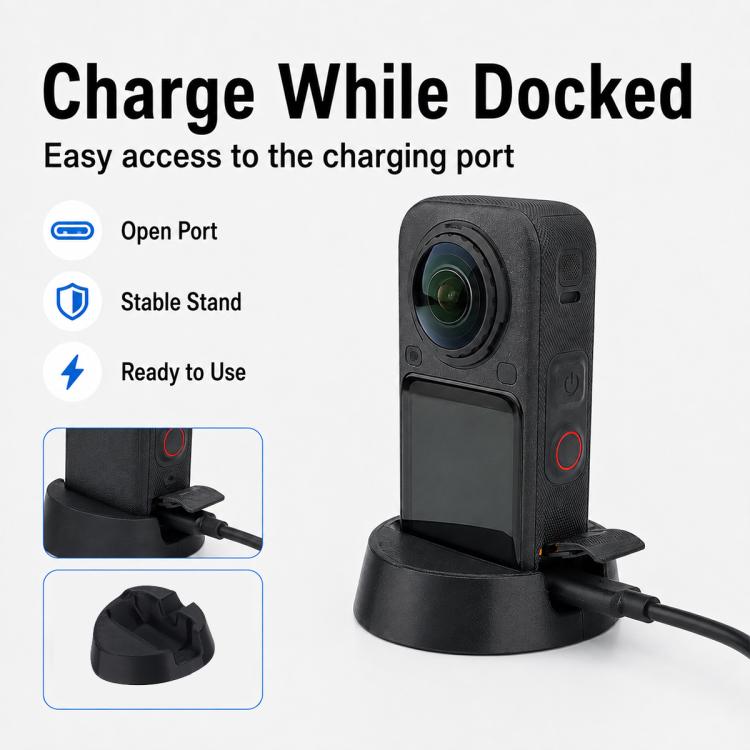 Silicone Camera Base Non-Slip Mount — WHite + Adhesive