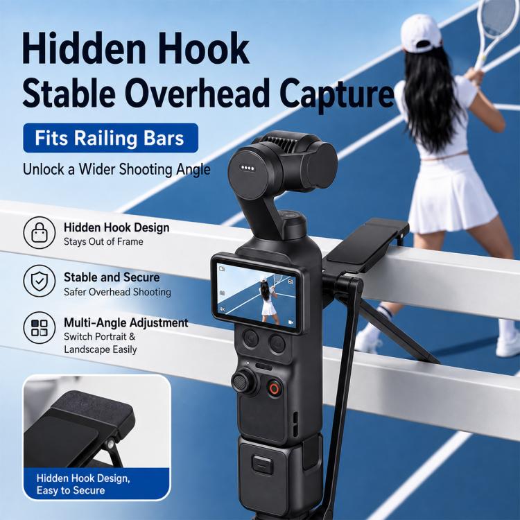 Magnetic Quick-Release Selfie Stick Tripod