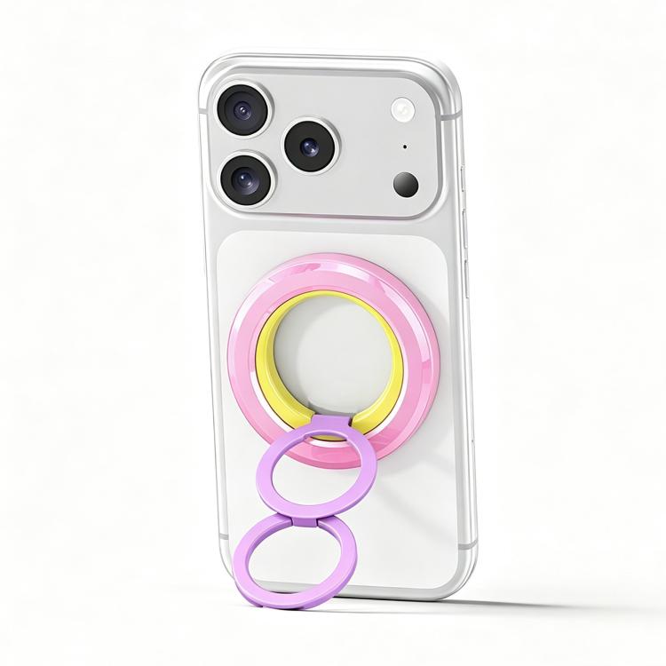 Macaron Dual-Ring Magnetic Phone Holder
