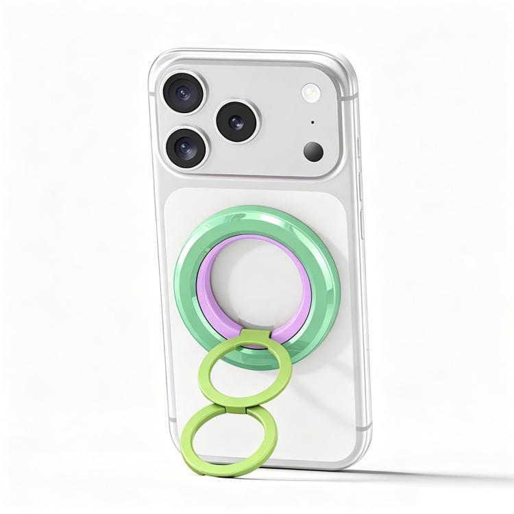Macaron Dual-Ring Magnetic Phone Holder