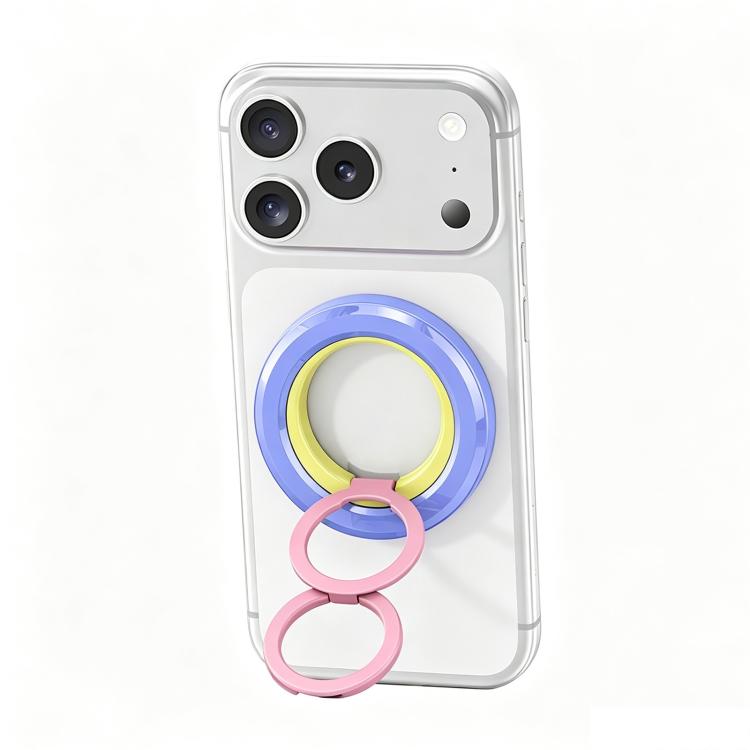 Macaron Dual-Ring Magnetic Phone Holder