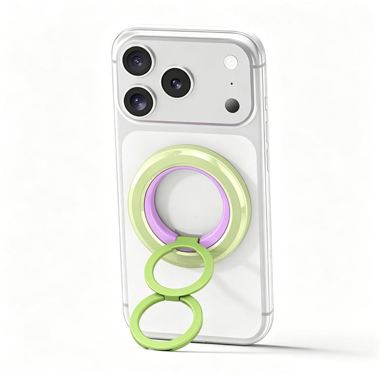 Macaron Dual-Ring Magnetic Phone Holder