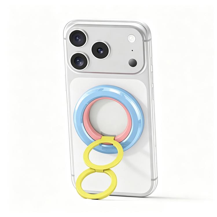 Macaron Dual-Ring Magnetic Phone Holder