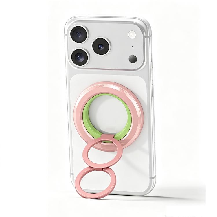 Macaron Dual-Ring Magnetic Phone Holder
