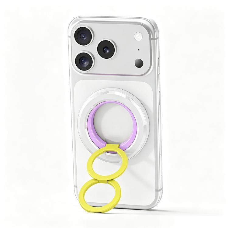 Macaron Dual-Ring Magnetic Phone Holder