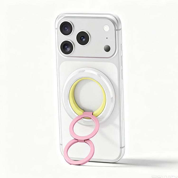Macaron Dual-Ring Magnetic Phone Holder
