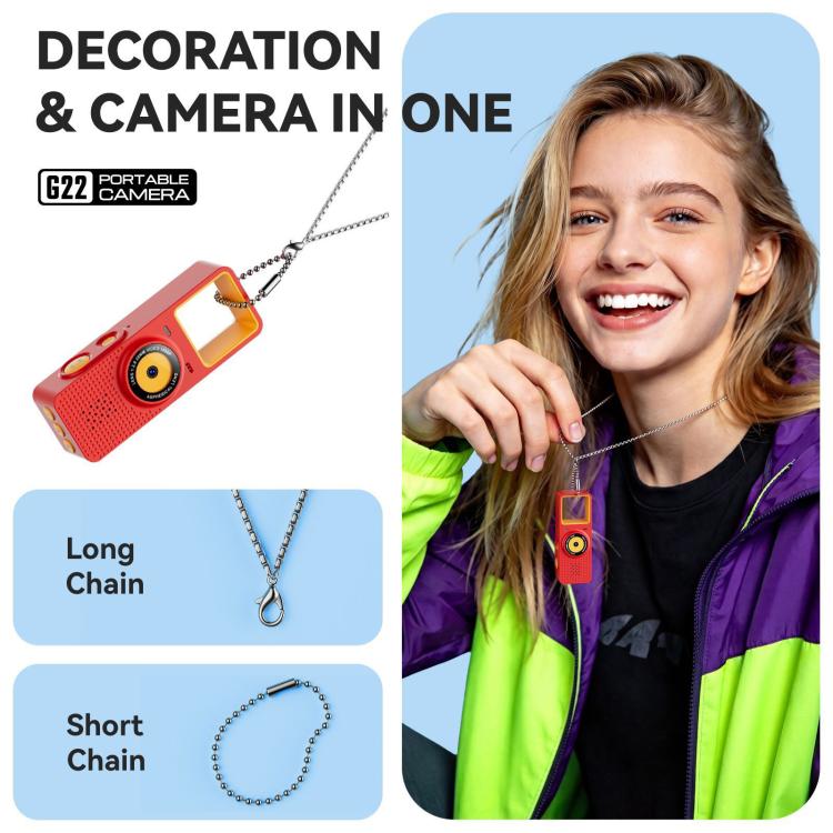 G22 Pocket Thumb 0.9 inch LCD Screen Pendant Mini Camera — view 9