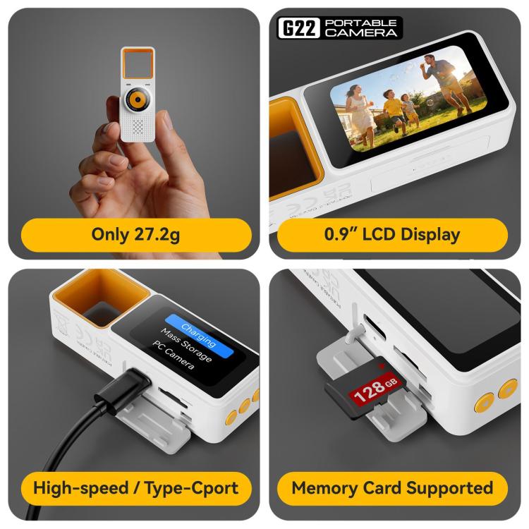 G22 Pocket Thumb 0.9 inch LCD Screen Pendant Mini Camera — view 10