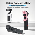 Sliding Protective Back Cover with Quick Release Clip — White