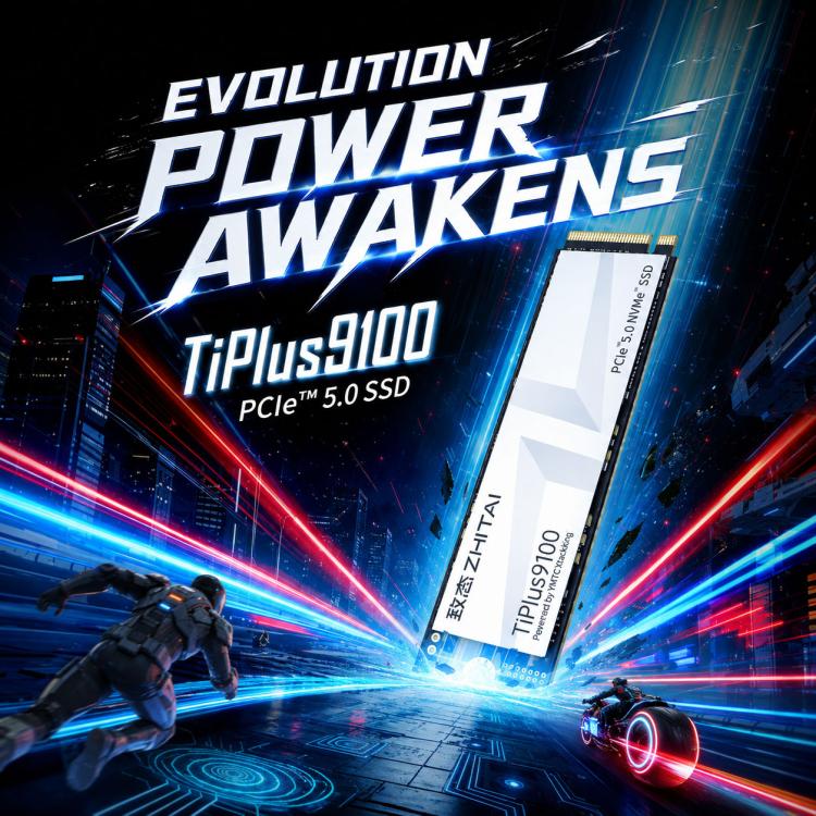 ZHITAI TiPlus9100 PCIe 5.0 NVMe M.2 SSD Internal Solid State Drive for Desktop PC and Laptop — 2TB