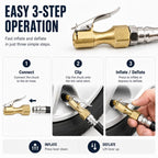 Car Air Tire Quick Inflation Deflation Valve, Pneumatic Inflation Tool