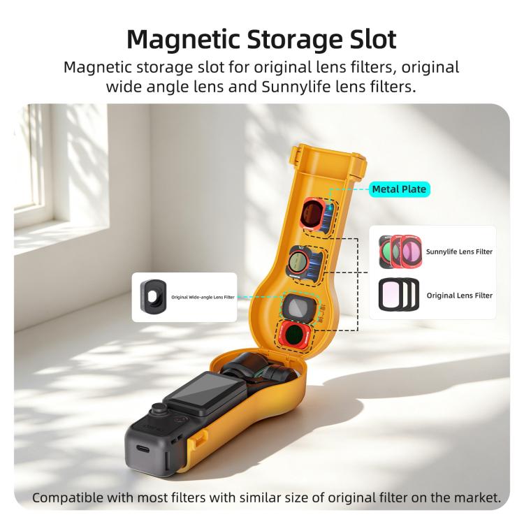 Sunnylife Bulb-Shaped Shock-proof Protective Cover with Filter Box