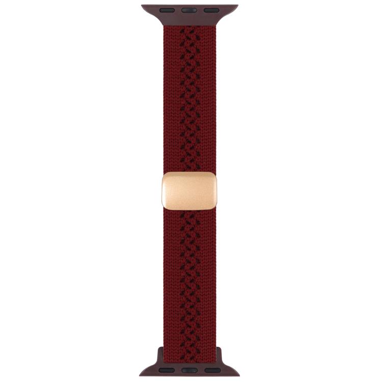 Slim Magnetic Clasp Knitted Nylon Watch Band — view 11