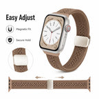 Slim Magnetic Clasp Knitted Nylon Watch Band