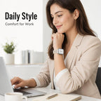 Slim Magnetic Clasp Knitted Nylon Watch Band