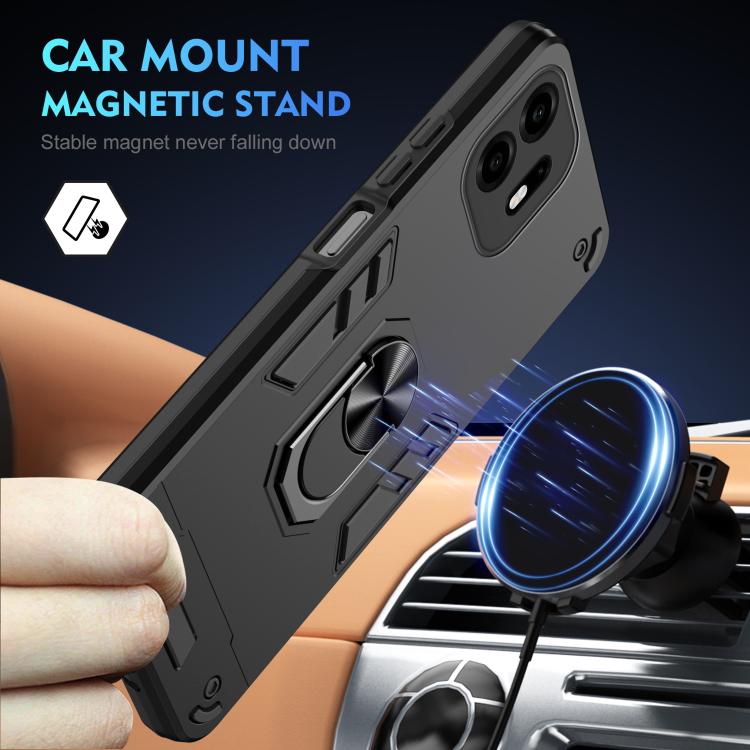 Shockproof Metal Ring Holder Phone Case