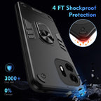 Shockproof Metal Ring Holder Phone Case