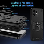 Shockproof Metal Ring Holder Phone Case
